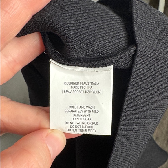 NWT Petal & Pup Rigala Top Black Ribbed Sheer Square Neck Size Medium Whimsigoth - Picture 6 of 8